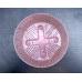 Горшок для цветов пластиковый с поддоном «ORCHID» 1,4л (розовый)
