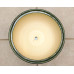  Горшок для цветов керамический с поддоном «Вазон №7» зелёный 35л