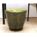  Горшок для цветов керамический с поддоном «Кашпо №4» зеленый 18л