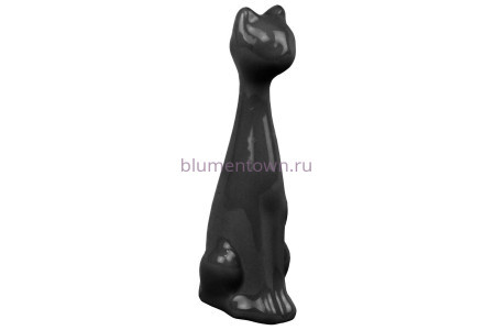 (ас):фигурка Кошка h23см черная , 232