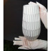 Ритм бел/жемч ваза конус h25см, 79-123