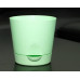 Горшок для цветов пластиковый с поддоном «Le parterre» 0,7л (зеленый)