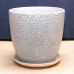 Горшок для цветов керамический с поддоном крокус маджента бел.N6 25,5см