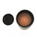 Горшок для цветов керамический с поддоном Роспись бутон лофт серый 18см  РС152/3