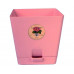 Горшок для цветов пластиковый с поддоном «Le parterre» 3,0л (розовый)
