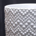 Горшок для цветов керамический с поддоном цилиндр бисер бел. N2 d15см