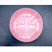 Горшок для цветов пластиковый с поддоном «Le parterre» 1,4л (розовый)