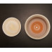 Горшок для цветов керамический с поддоном Кружева капучино миска d16h9см2-12  08-012